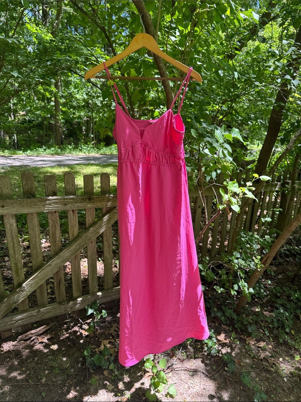 a new day Hot Pink Spaghetti-Strap Slip Dress